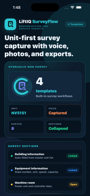 LiftIQ SurveyFlow